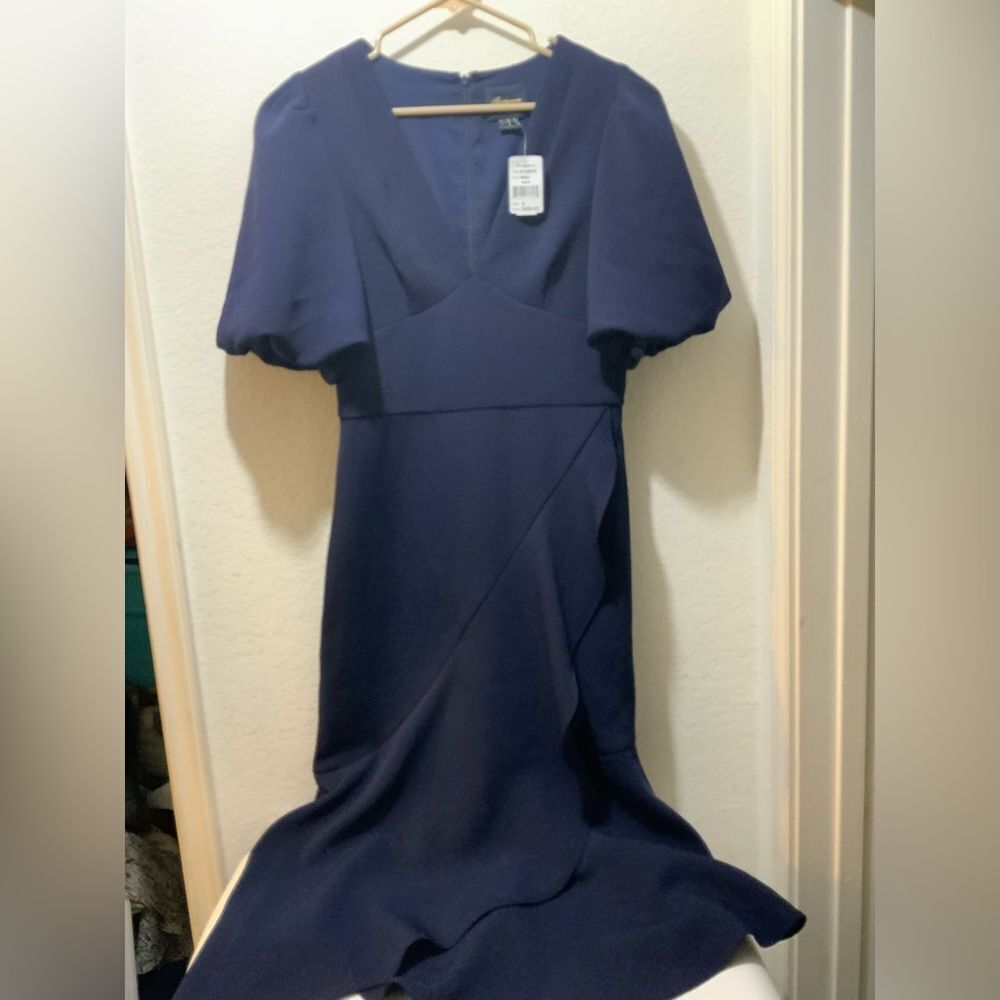 New Shoshanna Zoe Dress Midnight Navy blue size 6